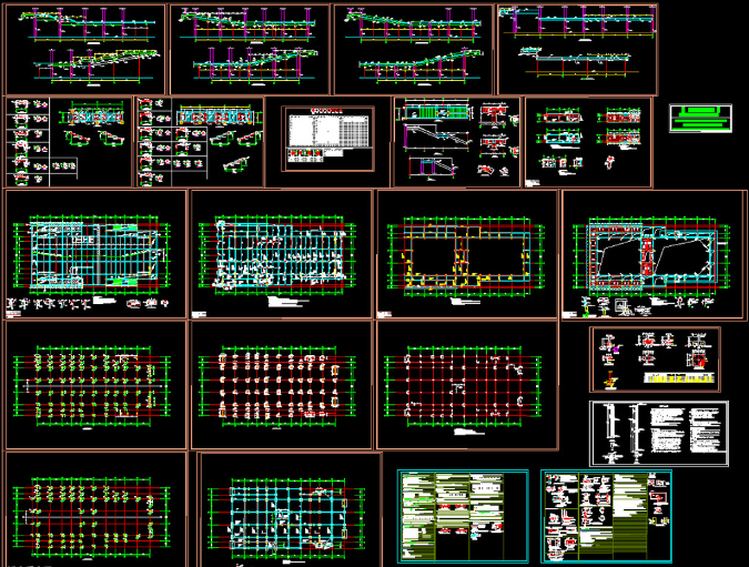 岑溪钢结构报告厅图纸