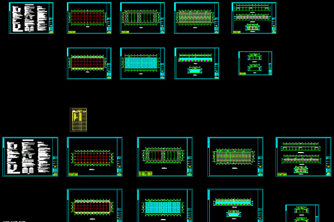 岑溪钢结构厂房图纸