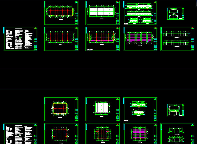 岑溪钢结构厂房图纸