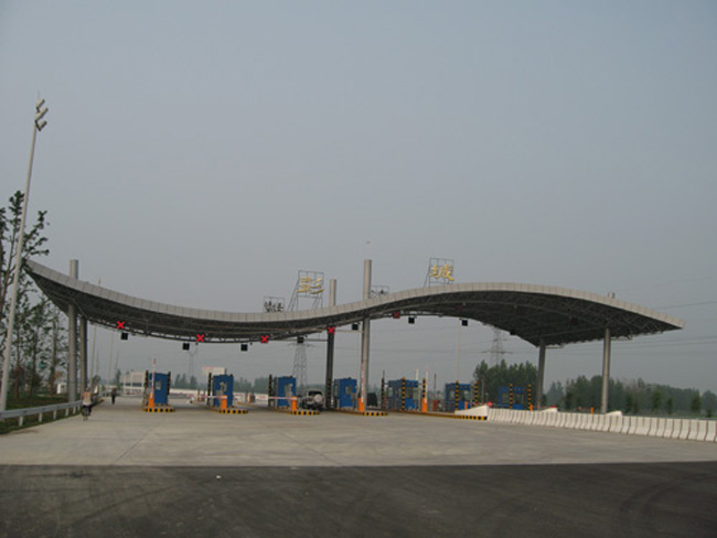 岑溪收费站网架